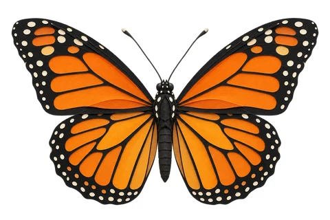 Fine antennae on white — actual output