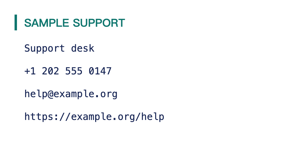 Extract Phone Numbers, Emails and Links from Images — Example 2 — Input