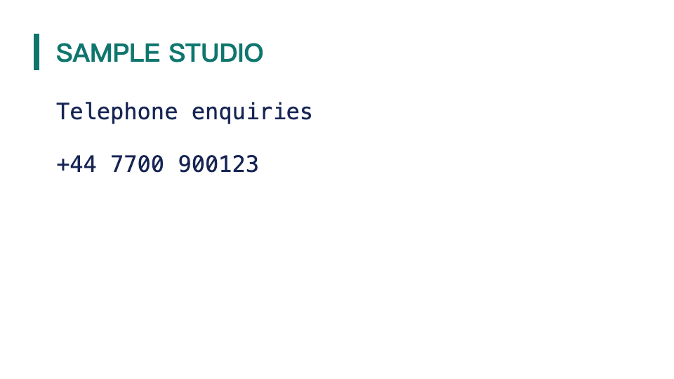 Extract Phone Numbers, Emails and Links from Images — Example 3 — Input