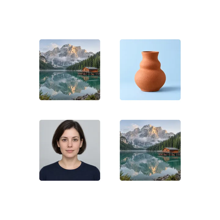 Bring photos together · Result