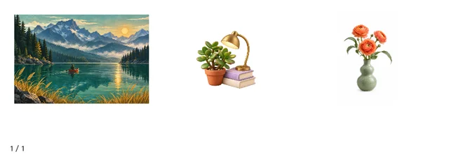 Clean visual moodboard — actual output