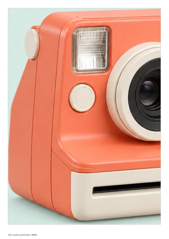 Trimmed camera display — actual output