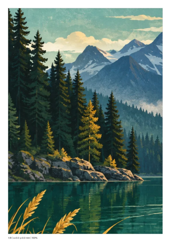 Lake display board — actual output
