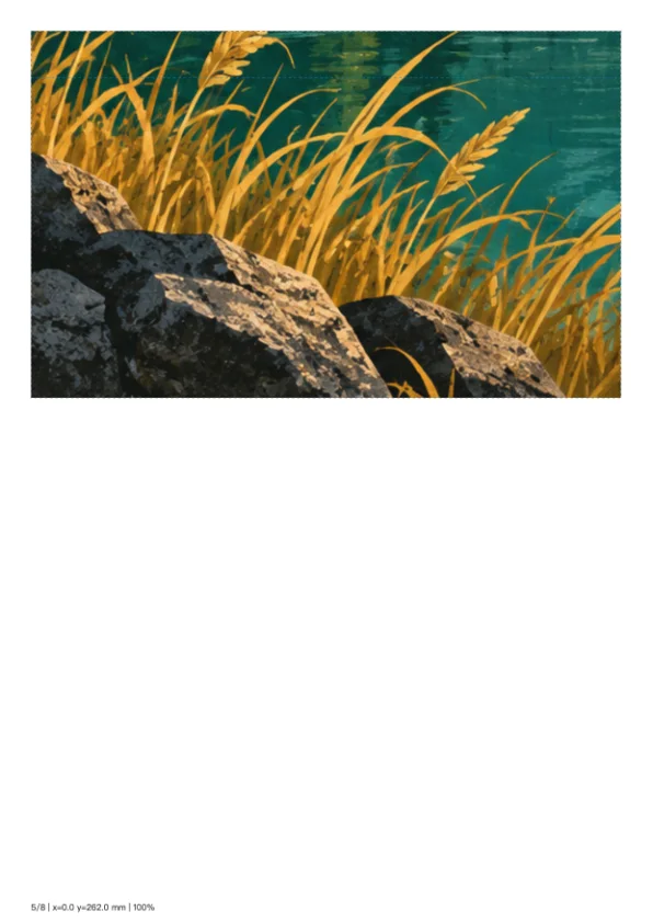 Lake display board — output 5