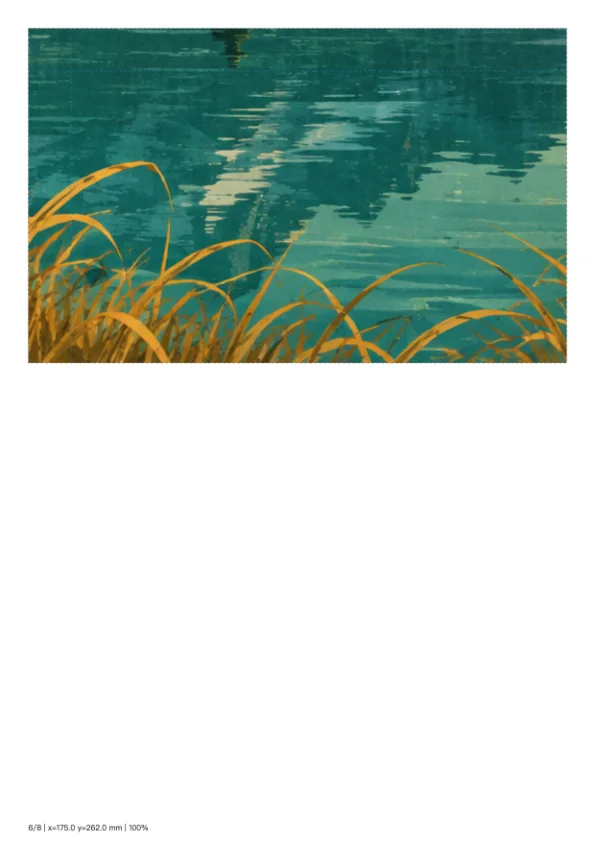 Lake display board — output 6