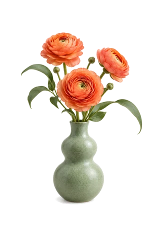 Pick the white vase background and remove it — actual output