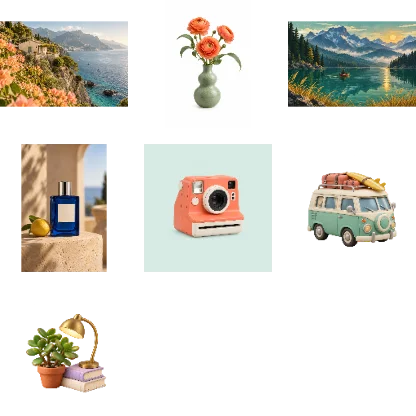 Multi-row asset library — actual output
